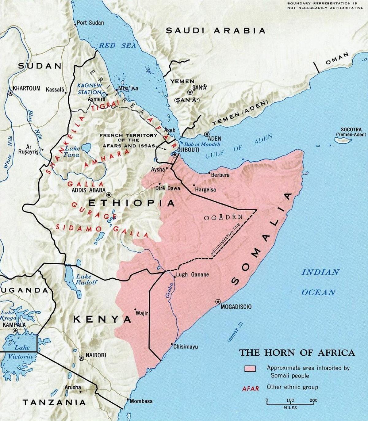 nord-est de Kenya mapa