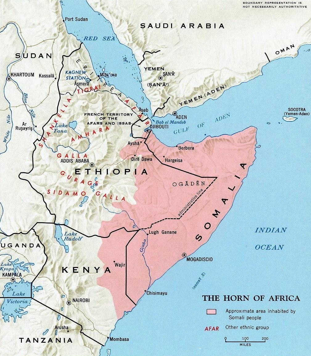 nord-est de Kenya mapa