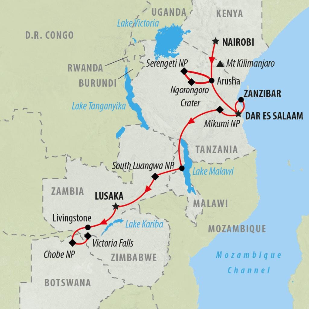 mapa de mapa expressar Kenya