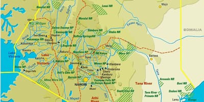 Mapa de vegetació Kenya