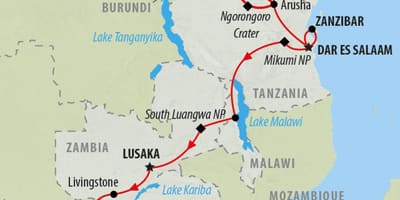 Mapa de mapa expressar Kenya