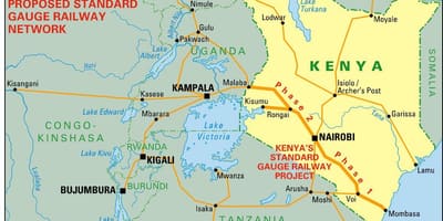 Sgr mapa Kenya